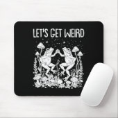 Dancing Frogs Mushrooms Lass uns seltsame Funny Co Mousepad (Mit Mouse)
