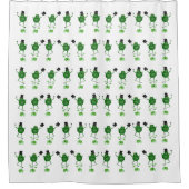 Dancing Frogs Shower Curtain Duschvorhang (Vorderseite)