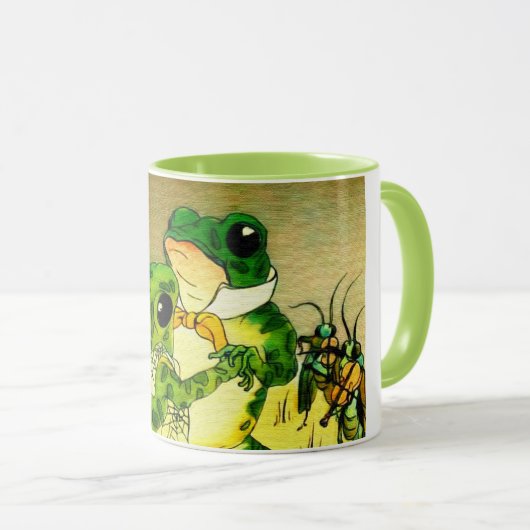 Dancing Frogs Tasse (VorderseiteRechts)