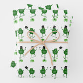 Dancing Frogs Wrapping Paper Sheets Geschenkpapier Set (Beispiel)