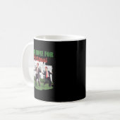 Dancing Funny Humour Trump Ich werde für Chri Zuha Kaffeetasse (Vorderseite Links)