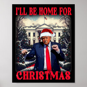 Dancing Funny Humour Trump Ich werde für Chri Zuha Poster