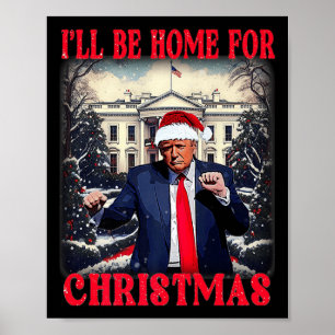 Dancing Funny Humour Trump Ich werde für Chri Zuha Poster