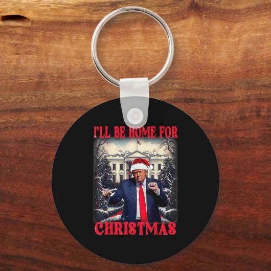Dancing Funny Humour Trump Ich werde für Chri Zuha Schlüsselanhänger (Vorderseite)