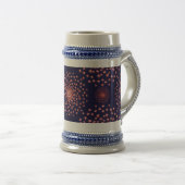 Dancing Galaxy Cosmic Drinkware Pattern Bierglas (VorderseiteRechts)