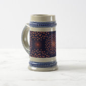 Dancing Galaxy Cosmic Drinkware Pattern Bierglas (Vorderseite Links)