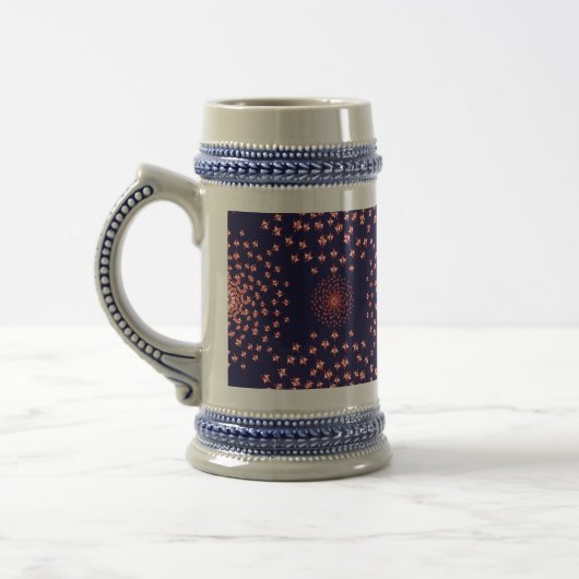 Dancing Galaxy Cosmic Drinkware Pattern Bierglas (Links)