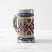 Dancing Galaxy Cosmic Drinkware Pattern Bierglas (Vorderseite Links)