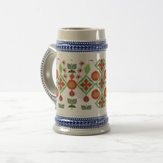 Dancing Galaxy Cosmic Drinkware Pattern Bierglas (Vorderseite Links)