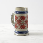 Dancing Galaxy Cosmic Drinkware Pattern Bierglas (Vorderseite Links)