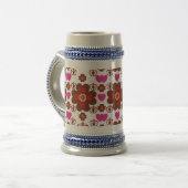 Dancing Galaxy Cosmic Drinkware Pattern Bierglas (Vorderseite Links)