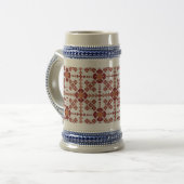 Dancing Galaxy Cosmic Drinkware Pattern Bierglas (Vorderseite Links)