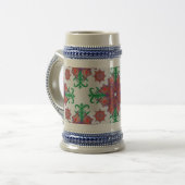 Dancing Galaxy Cosmic Drinkware Pattern Bierglas (Vorderseite Links)