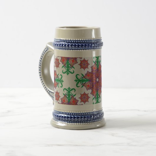 Dancing Galaxy Cosmic Drinkware Pattern Bierglas (Vorderseite Links)