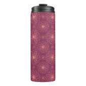 Dancing Galaxy Cosmic Drinkware Pattern Thermosbecher (Vorderseite)