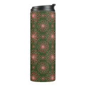 Dancing Galaxy Cosmic Drinkware Pattern Thermosbecher (Nach links gedreht)