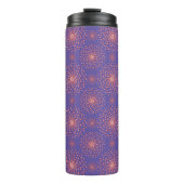Dancing Galaxy Cosmic Drinkware Pattern Thermosbecher (Vorderseite)