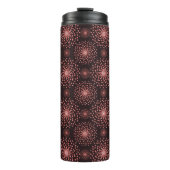 Dancing Galaxy Cosmic Drinkware Pattern Thermosbecher (Vorderseite)