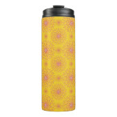 Dancing Galaxy Cosmic Drinkware Pattern Thermosbecher (Vorderseite)