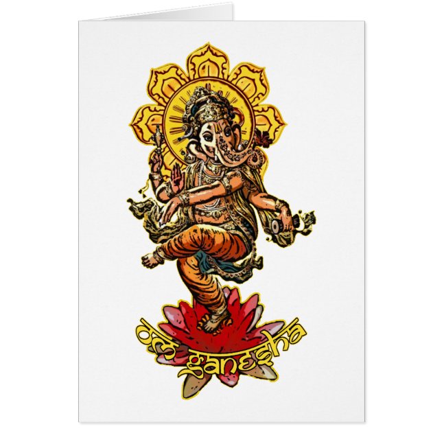 DANCING GANESHA | Erstellen Sie Ihren eigenen Hint (Vorne)