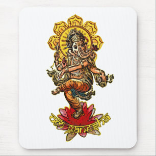 DANCING GANESHA Erstellen Sie Ihren eigenen Hint Mousepad