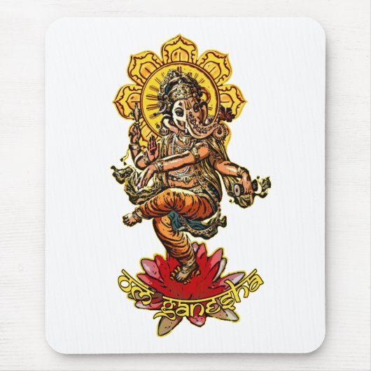 DANCING GANESHA | Erstellen Sie Ihren eigenen Hint Mousepad (Vorne)