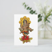 DANCING GANESHA | Erstellen Sie Ihren eigenen Hint Postkarte (Stehend Vorderseite)