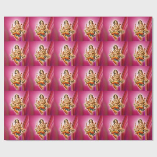 Dancing Ganesha Geschenkpapier (Flach)