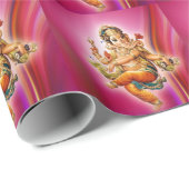 Dancing Ganesha Geschenkpapier (Rolleneckpunkt)