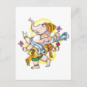 Dancing Ganesha Postkarte (Vorderseite)