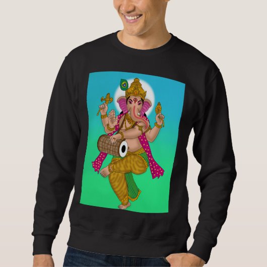 Dancing Ganesha Sweatshirt (Vorderseite)