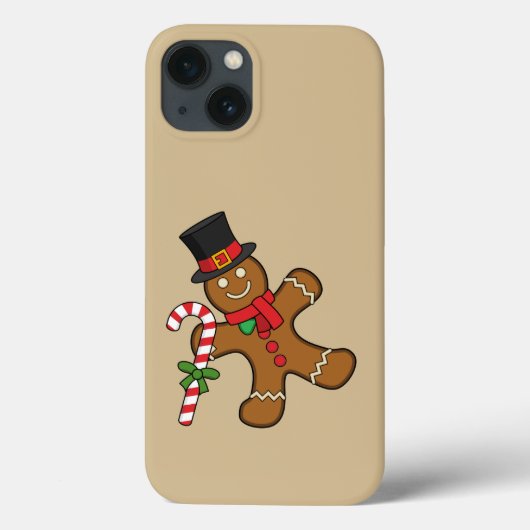 Dancing Gingerbread Man Case-Mate iPhone Hülle (Rückseite)