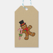 Dancing Gingerbread Man Geschenkanhänger (Vorderseite)