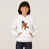 Dancing Gingerbread Man Hoodie (Vorne ganz)