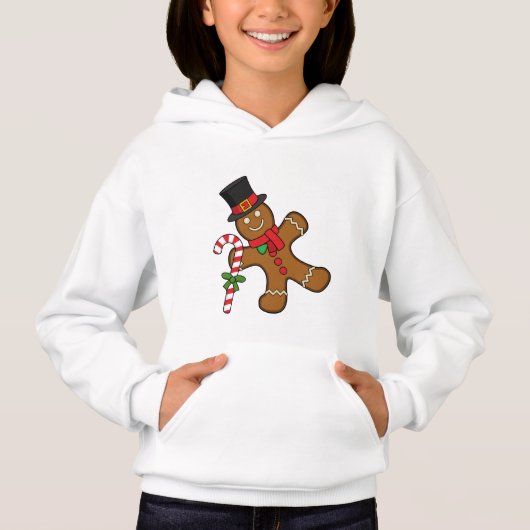 Dancing Gingerbread Man Hoodie (Vorderseite)