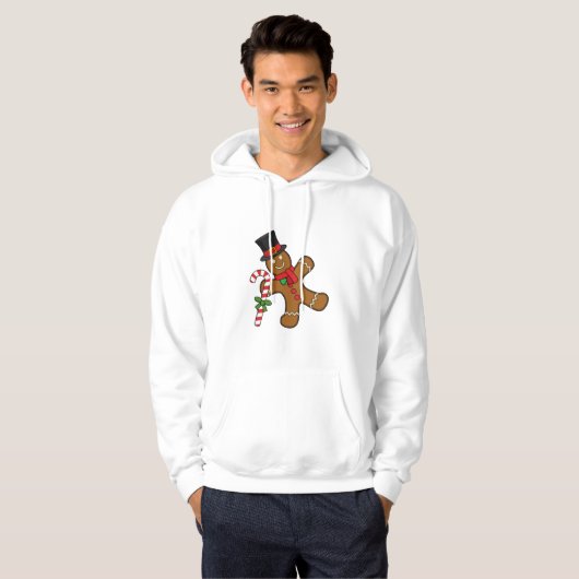 Dancing Gingerbread Man Hoodie (Vorne ganz)