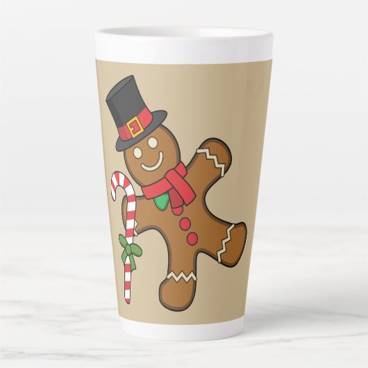 Dancing Gingerbread Man Milchtasse (Vorderseite)