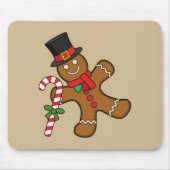 Dancing Gingerbread Man Mousepad (Vorne)