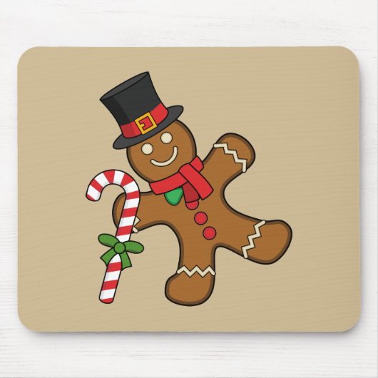 Dancing Gingerbread Man Mousepad (Vorne)