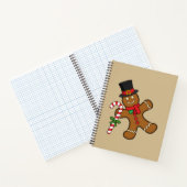 Dancing Gingerbread Man Notizblock (Innenseite)