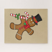 Dancing Gingerbread Man Puzzle (Horizontal)