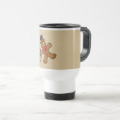 Dancing Gingerbread Man Reisebecher (VorderseiteRechts)