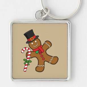 Dancing Gingerbread Man Schlüsselanhänger