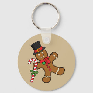 Dancing Gingerbread Man Schlüsselanhänger