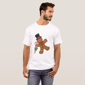 Dancing Gingerbread Man T-Shirt (Vorne ganz)