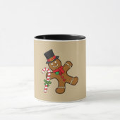 Dancing Gingerbread Man Tasse (Zentrum)