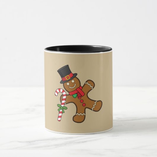 Dancing Gingerbread Man Tasse (Zentrum)