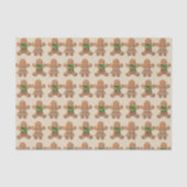 Dancing Gingerbrot Cookies Seidenpapier (Vorderseite)