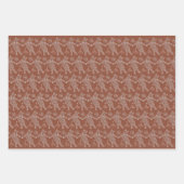 Dancing Gingerbrot Katzen Geschenkpapier Set (Vorderseite 3)