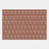 Dancing Gingerbrot Katzen Geschenkpapier Set (Vorderseite 2)